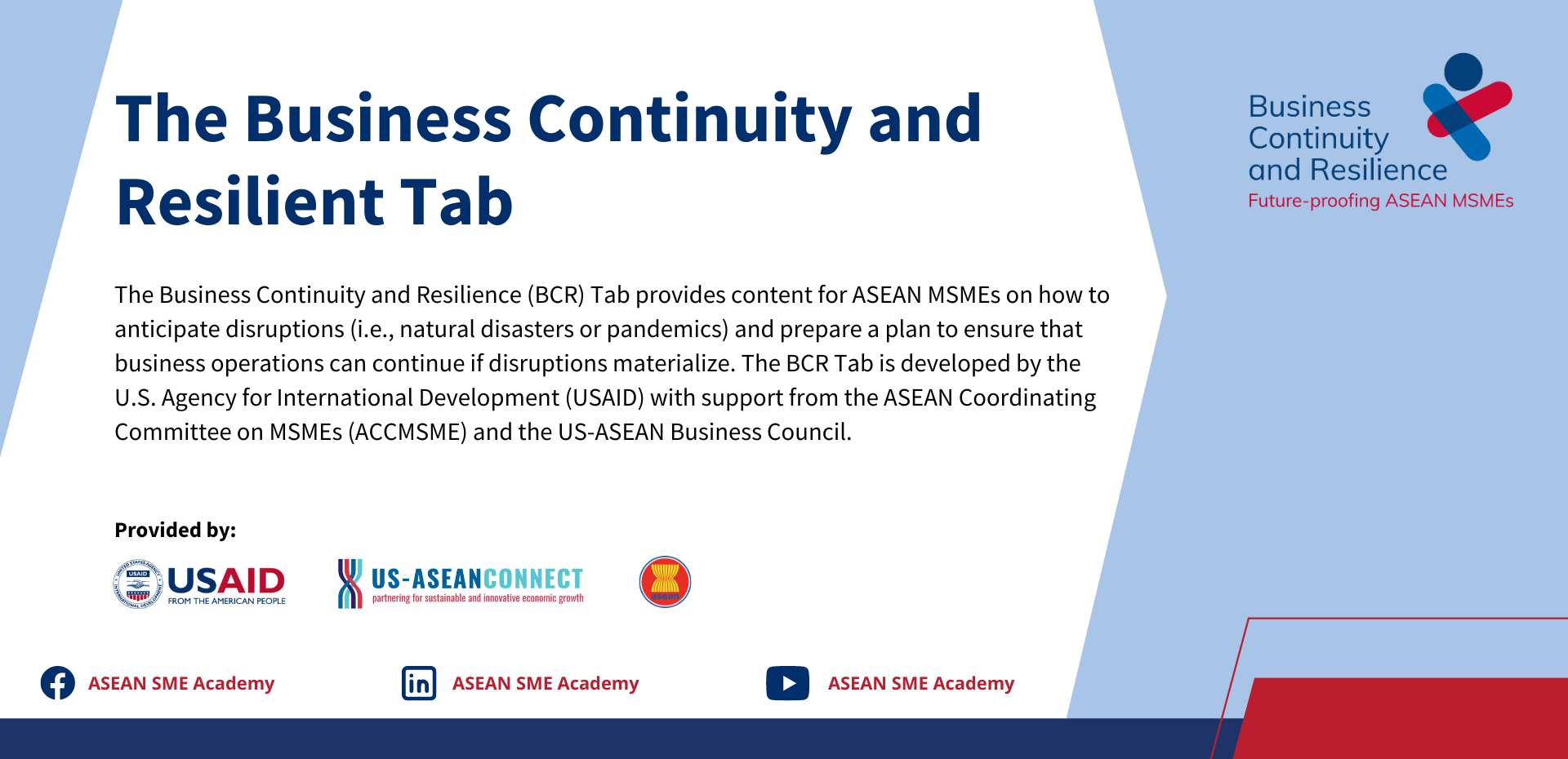 The Business Continuity and Resilient Tab